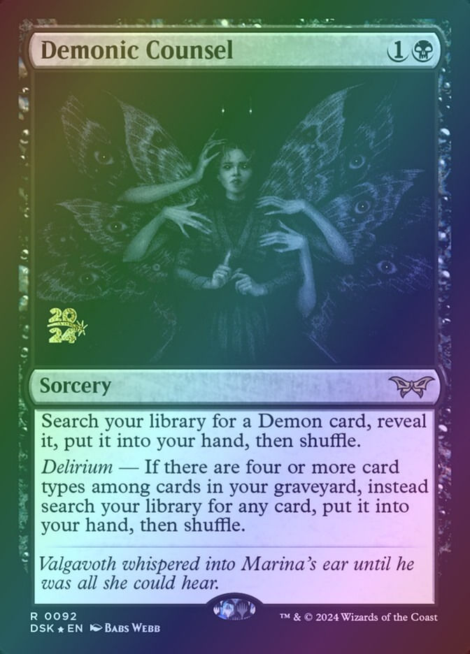 Demonic Counsel (PDSK) (92s) / Foil