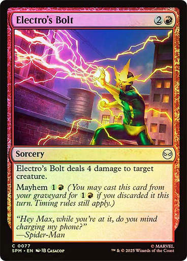 Electro's Bolt (SPM) (77) / Foil