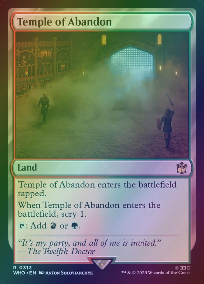 Temple of Abandon (WHO) (313) / Foil