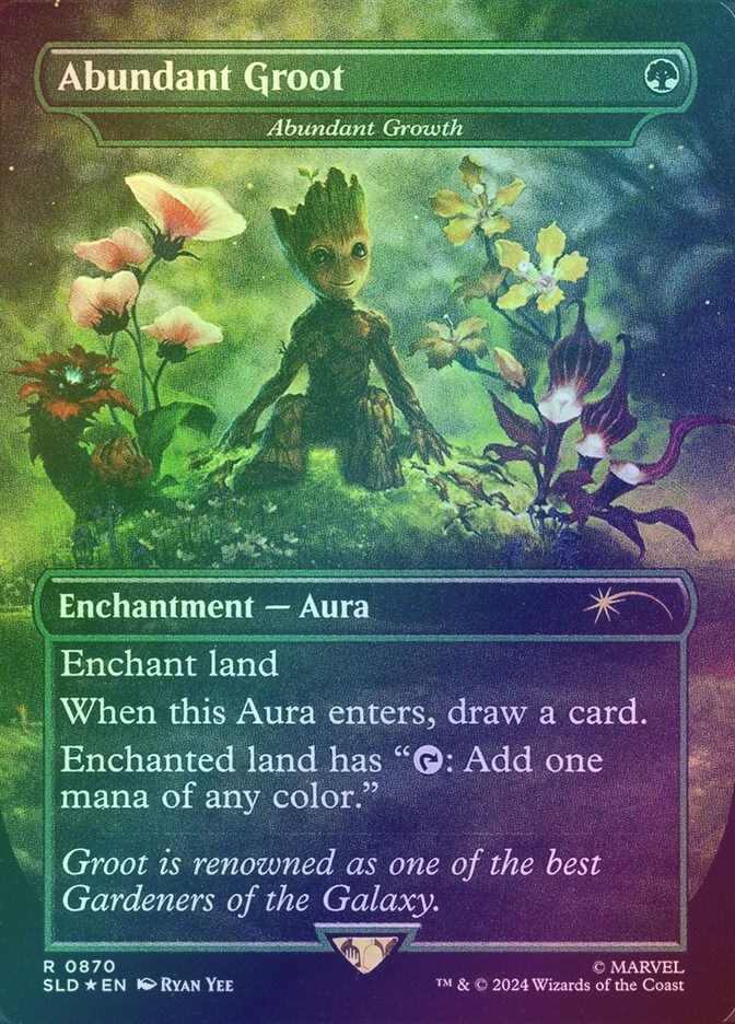 Abundant Growth (SLD) (870) / Borderless / Foil