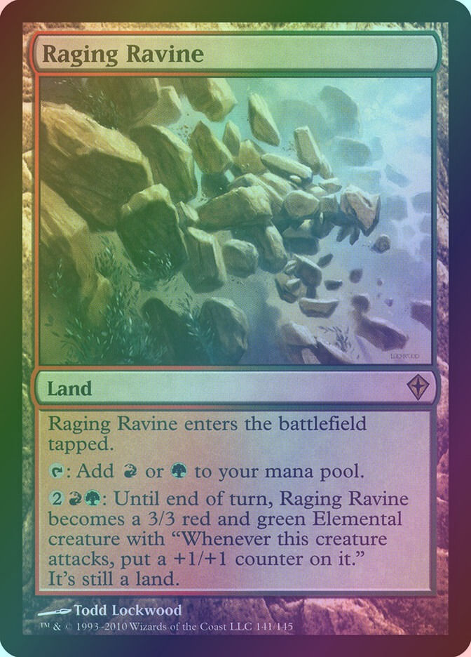Raging Ravine (WWK) (141) / Foil