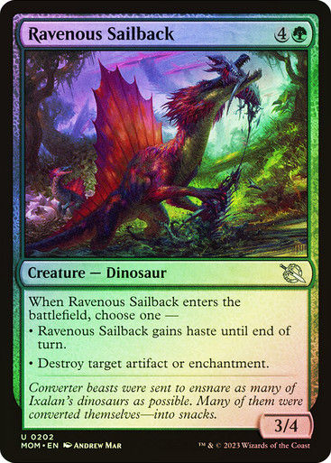 Ravenous Sailback (mom) / Foil