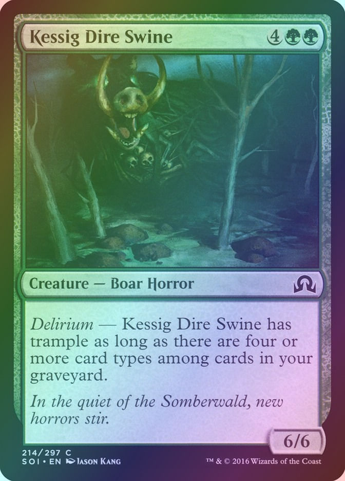 Kessig Dire Swine (SOI) (214) / Foil
