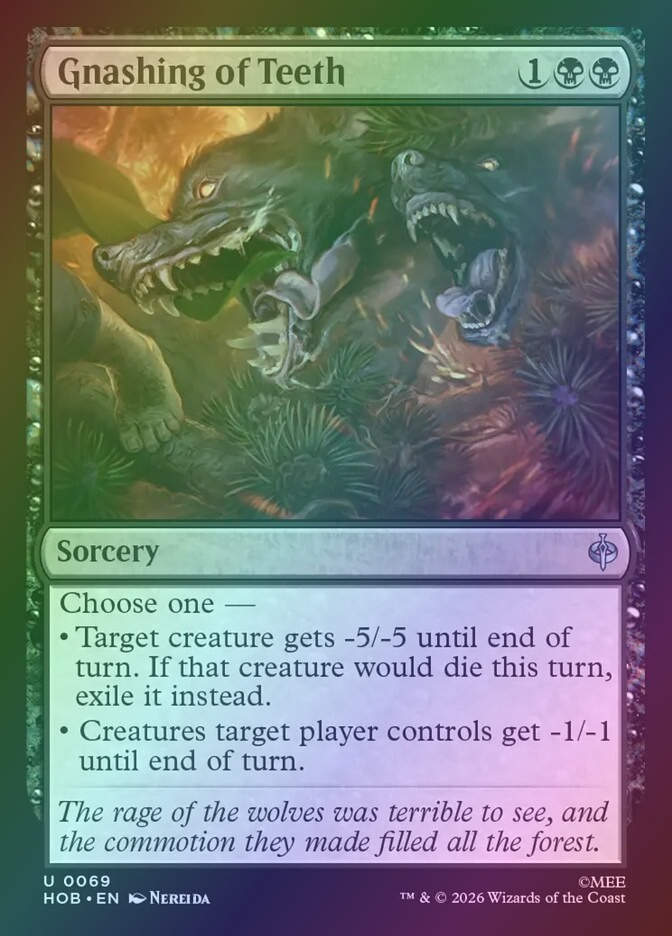 Gnashing of Teeth (HOB) (69) / Foil