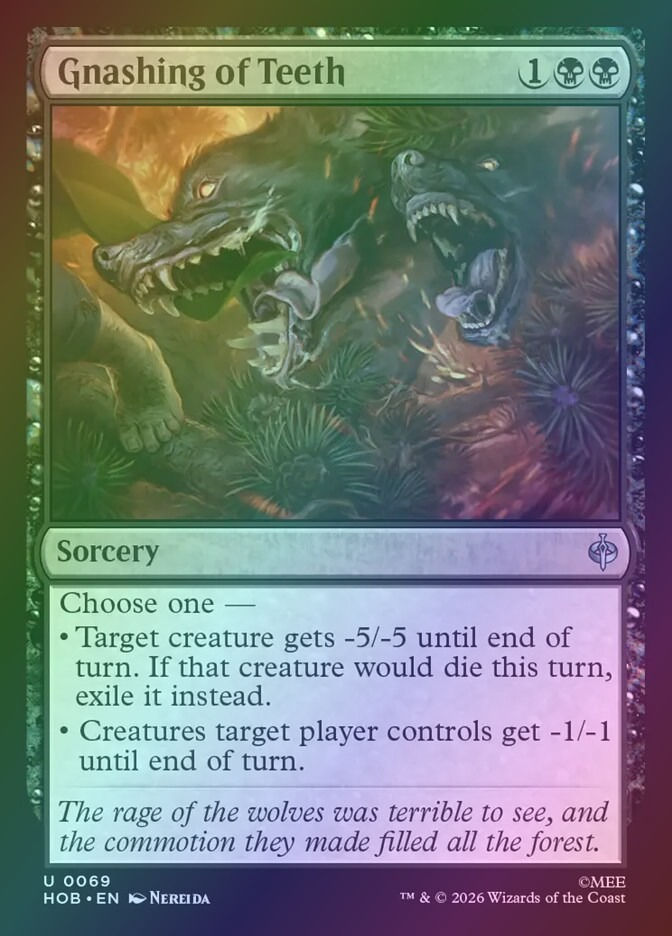 Gnashing of Teeth (HOB) (69) / Foil