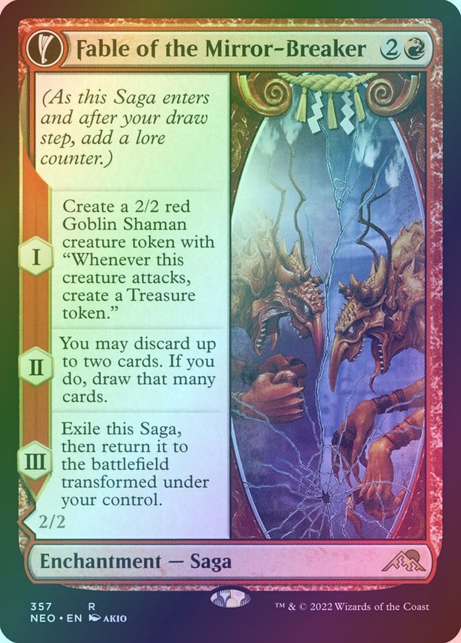 Fable of the Mirror-Breaker (NEO) (357) / Showcase / Foil — cara 1 de 2