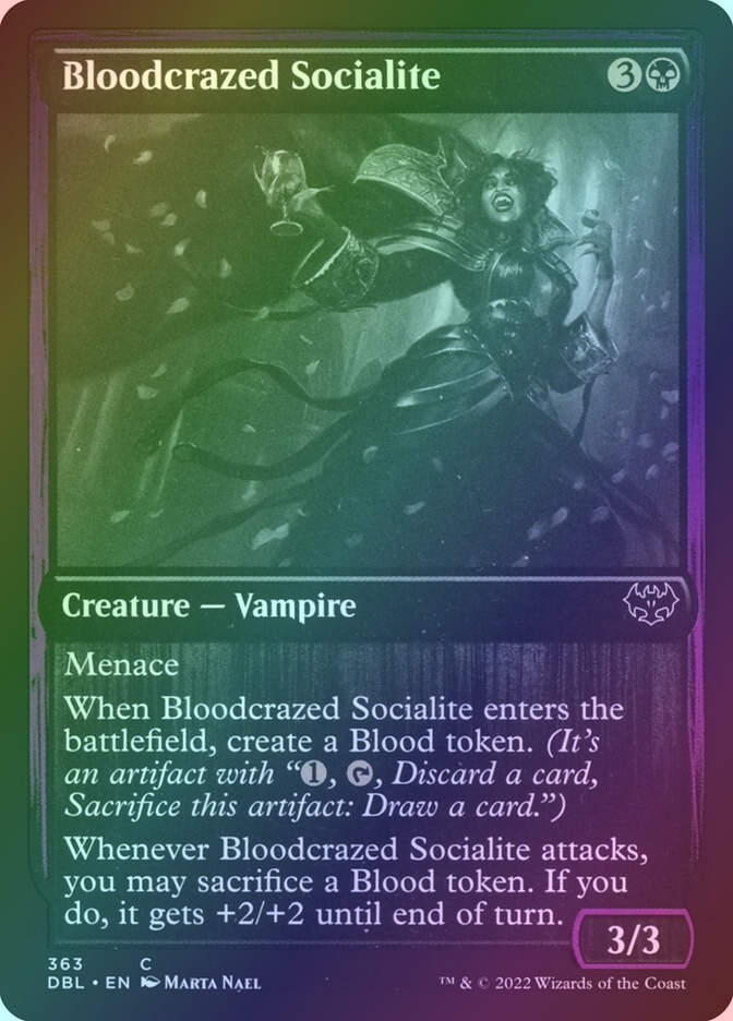 Bloodcrazed Socialite (DBL) (363) / Foil