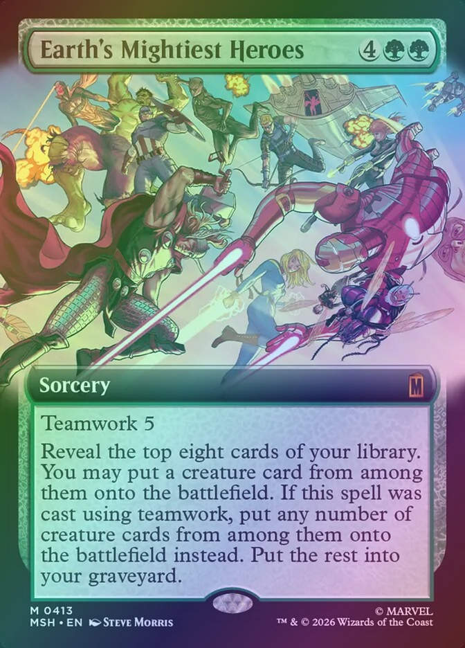 Earth's Mightiest Heroes (MSH) (413) / Extended Art / Foil