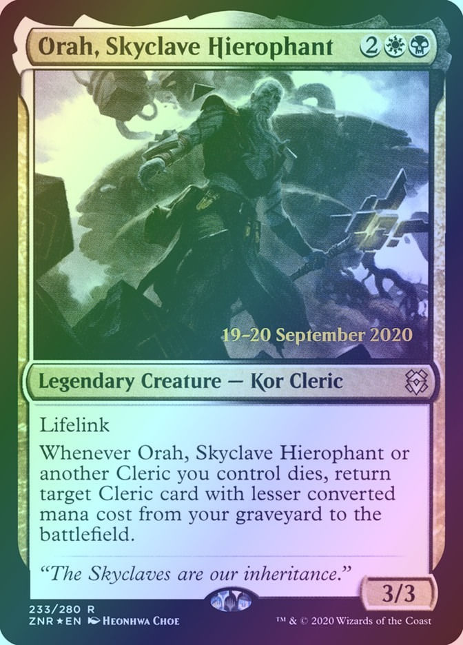 Orah, Skyclave Hierophant (PZNR) (233s) / Foil