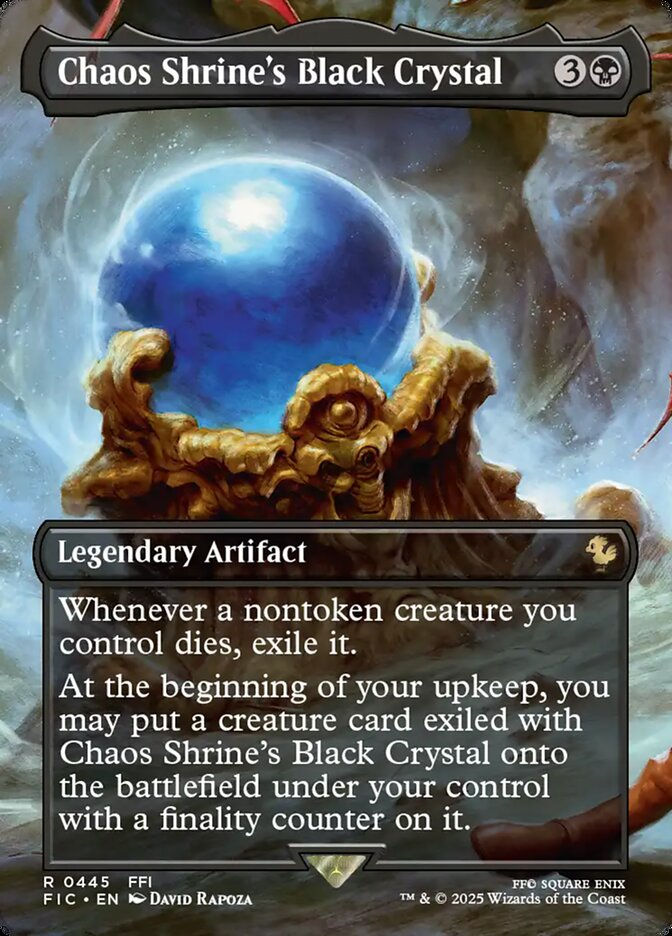 Chaos Shrine's Black Crystal (FIC) (445) / Borderless