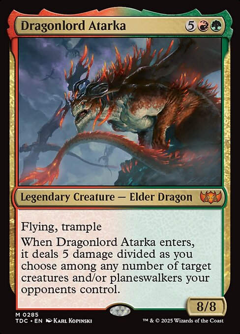 Dragonlord Atarka (TDC) (285)