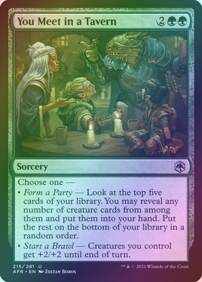 You Meet in a Tavern (AFR) (215) / Foil