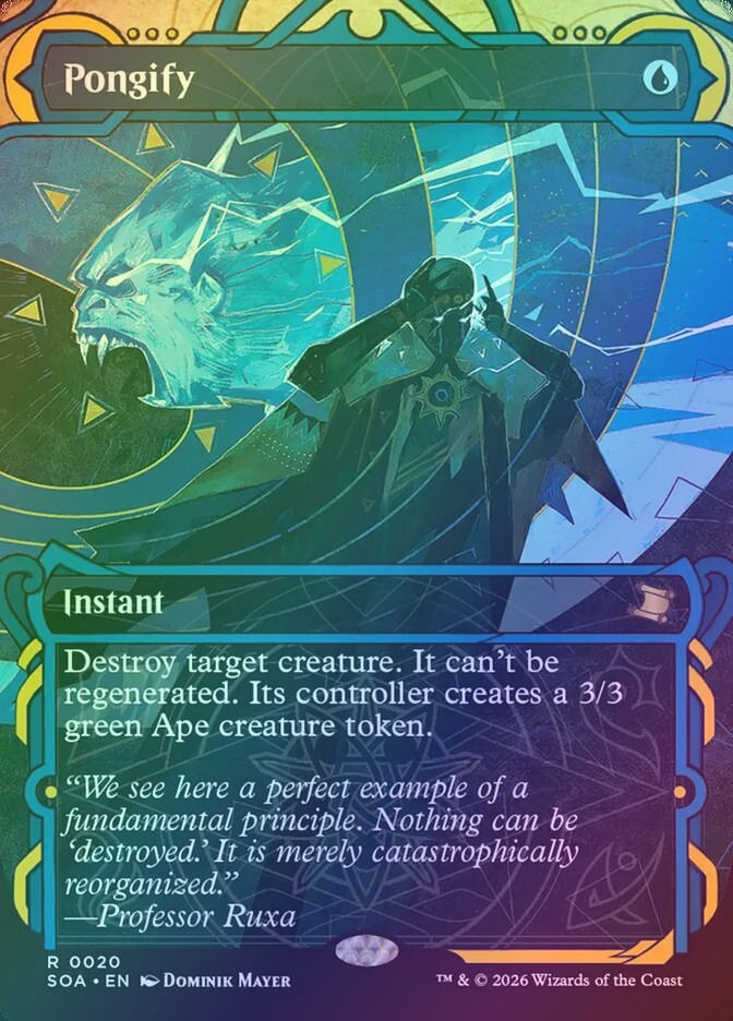 Pongify (SOA) (20) / Borderless / Showcase / Foil