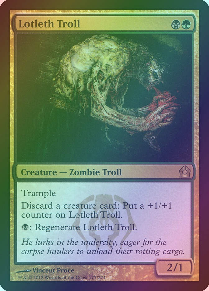 Lotleth Troll (RTR) (177) / Foil