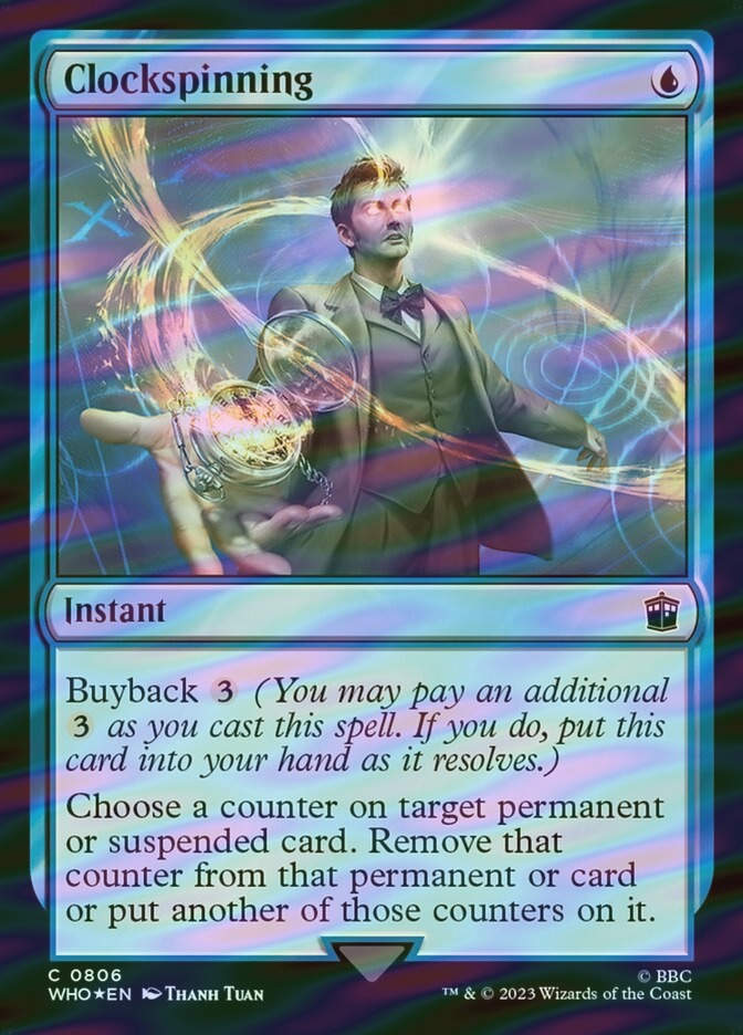 Clockspinning (WHO) (806) / Surge Foil
