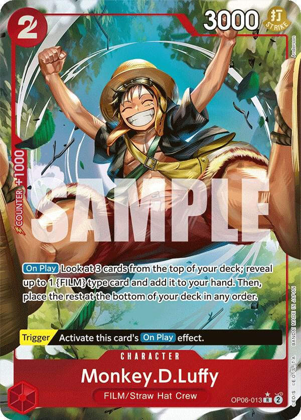 Monkey.D.Luffy (Alternate Art) (OP06-013) / Foil