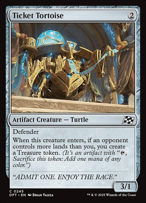 Ticket Tortoise (DFT) (245)