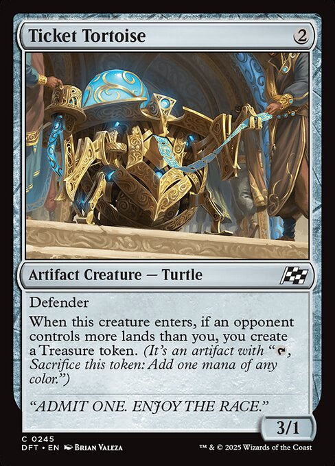 Ticket Tortoise (DFT) (245)