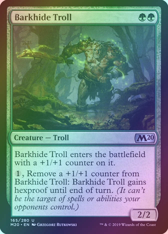 Barkhide Troll (M20) (165) / Foil