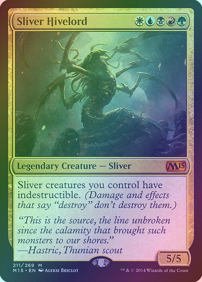 Sliver Hivelord (M15) (211) / Foil