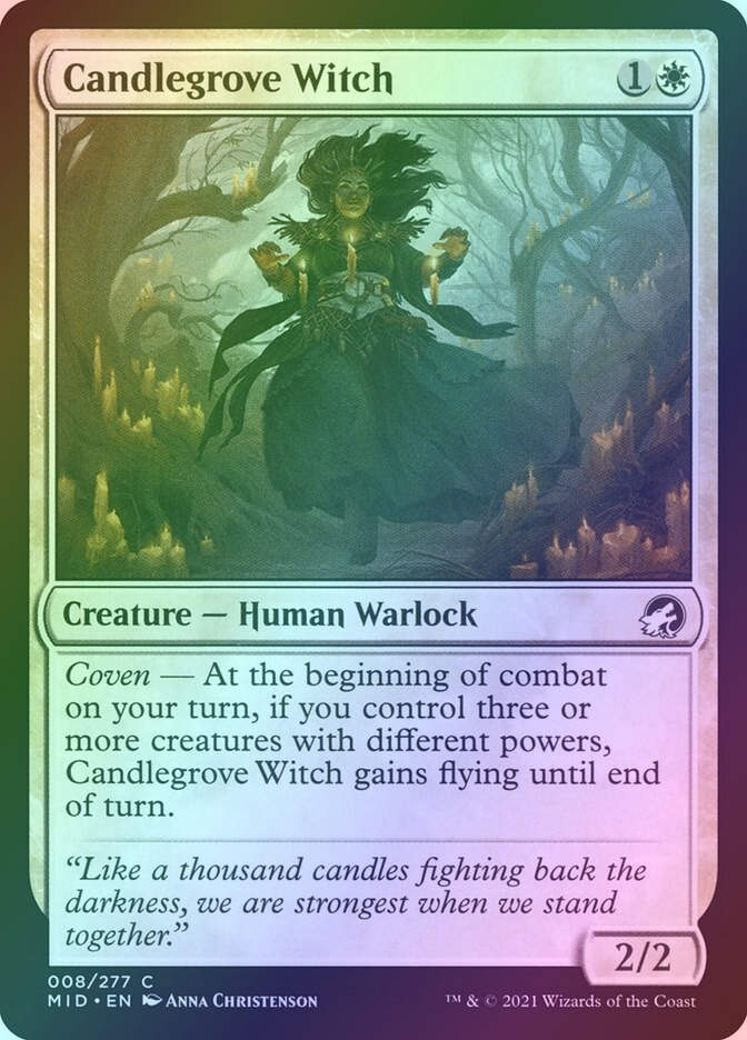 Candlegrove Witch (MID) (8) / Foil