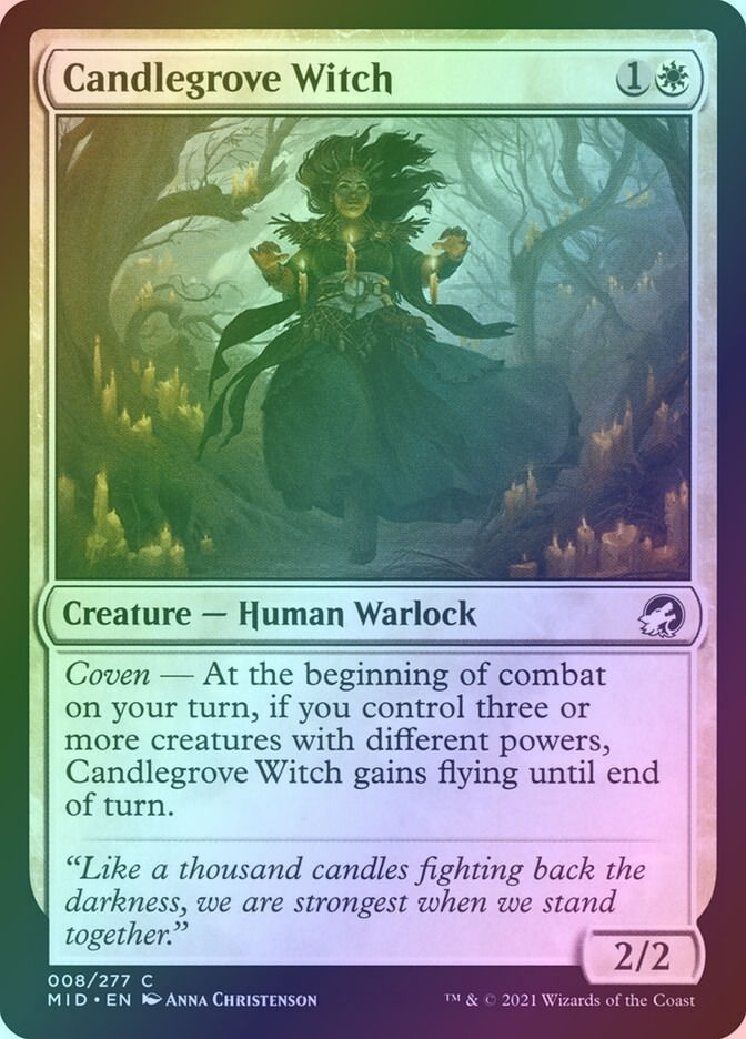 Candlegrove Witch (MID) (8) / Foil