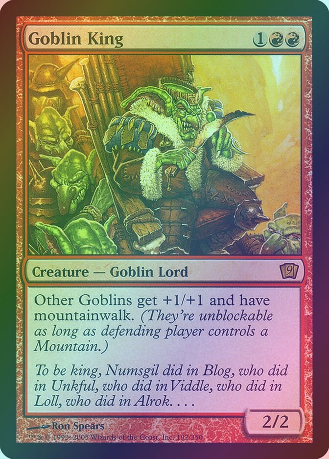 Goblin King (9ED) (192★) / Foil
