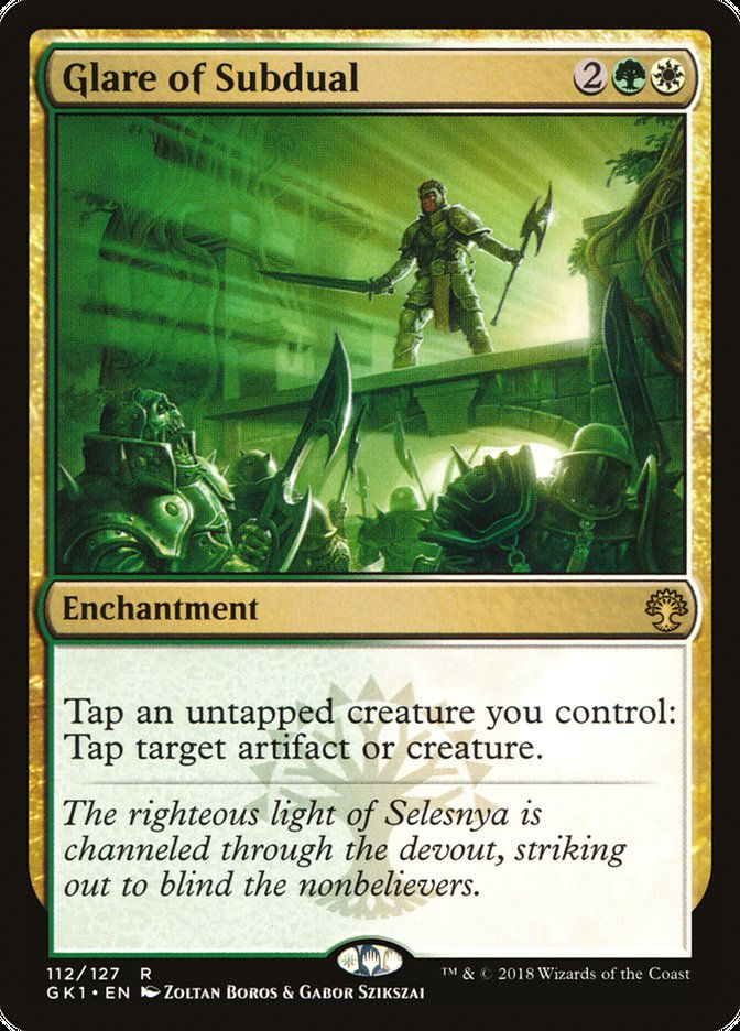 Glare of Subdual (gk1)