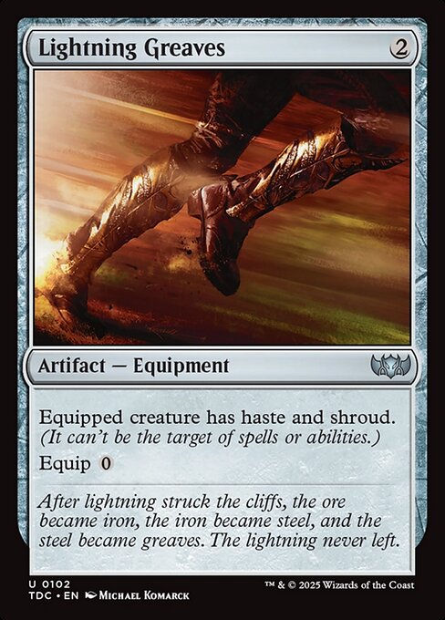 Lightning Greaves (TDC) (102)