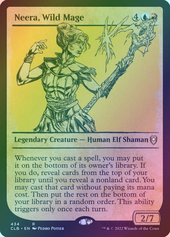 Neera, Wild Mage (CLB) (434) / Showcase / Foil