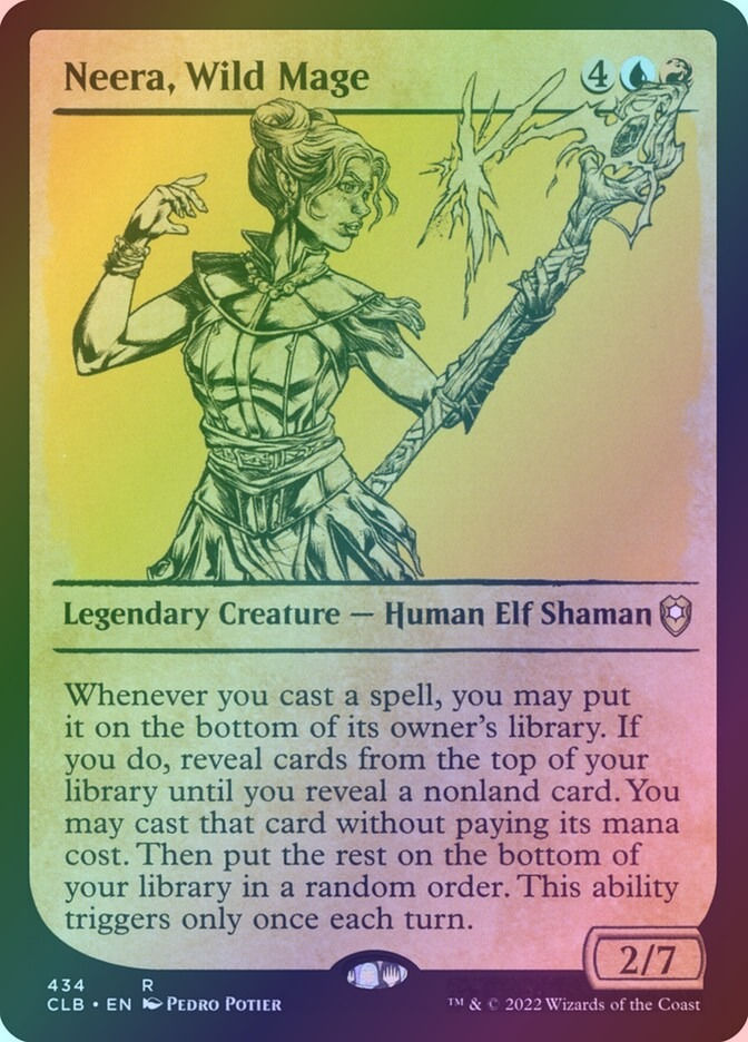 Neera, Wild Mage (CLB) (434) / Showcase / Foil