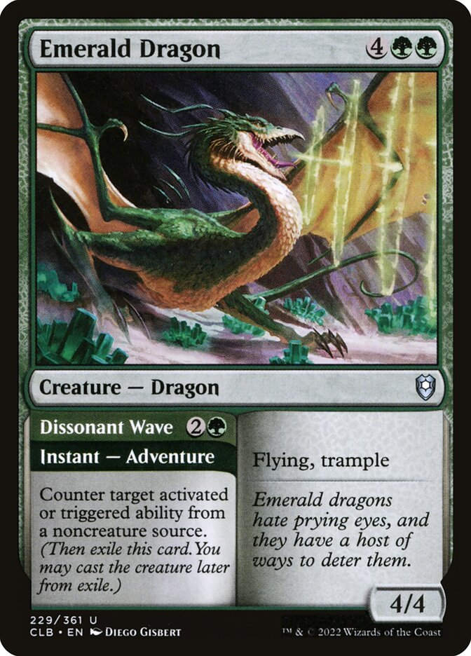 Emerald Dragon // Dissonant Wave (CLB) (229)