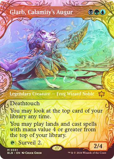 Glarb, Calamity's Augur (blb) (331) / Showcase Foil