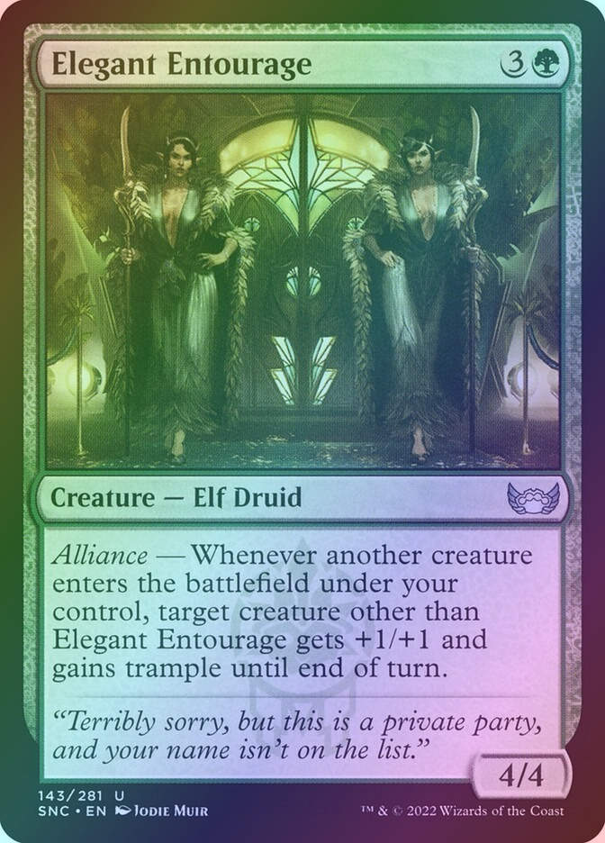 Elegant Entourage (SNC) (143) / Foil