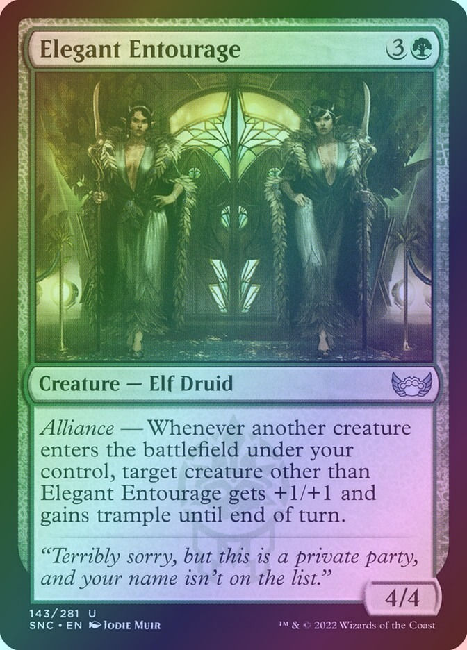 Elegant Entourage (SNC) (143) / Foil
