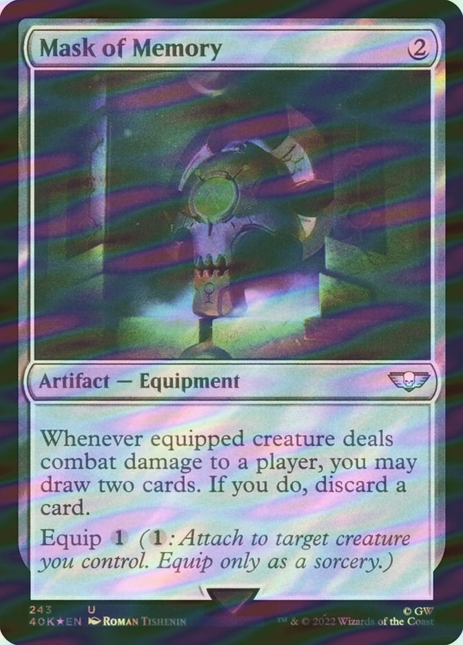 Mask of Memory (40K) (243★) / Surge Foil