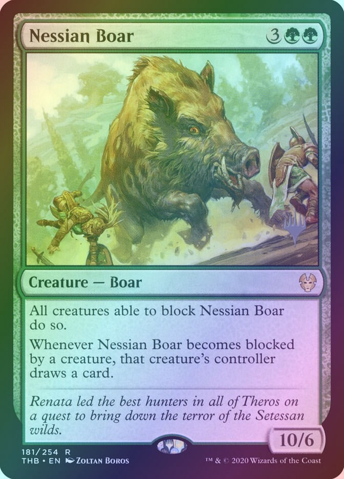 Nessian Boar (PTHB) (181p) / Foil
