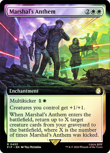 Marshal's Anthem (pip) (453) / Extended Art Foil