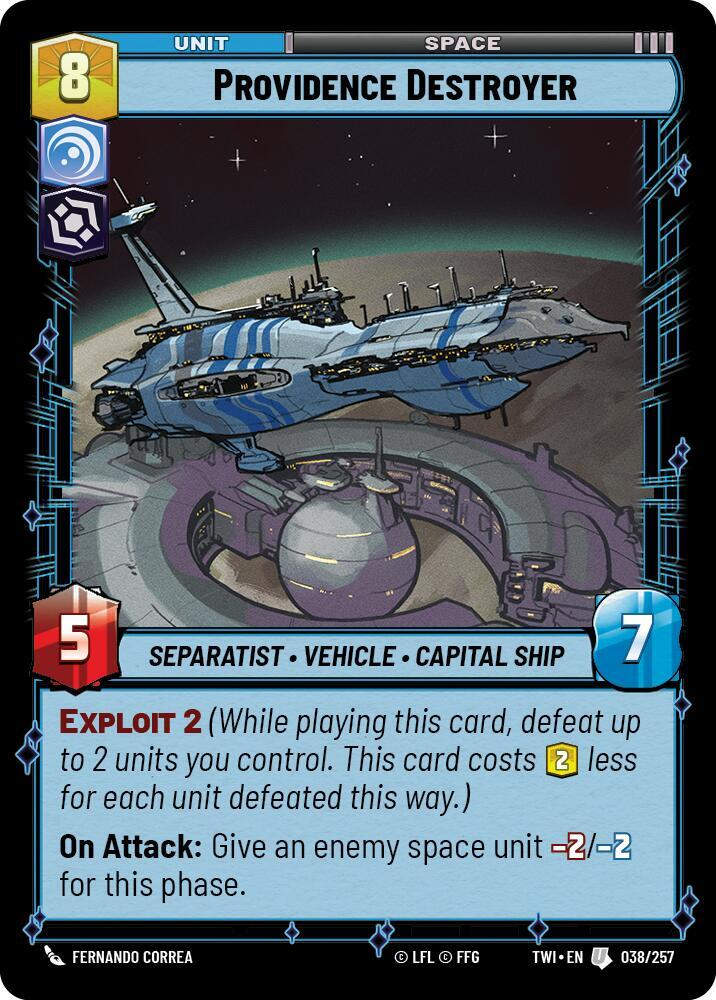 Providence Destroyer (TWI) (038/257)