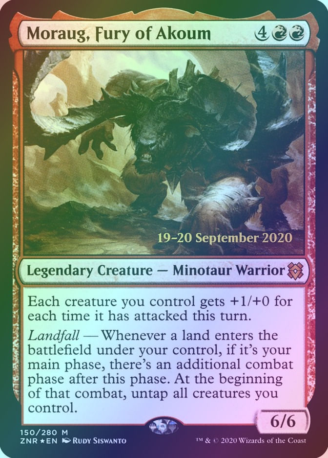 Moraug, Fury of Akoum (PZNR) (150s) / Foil