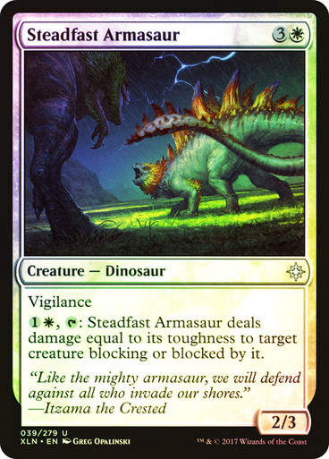 Steadfast Armasaur (XLN) (39) / Foil
