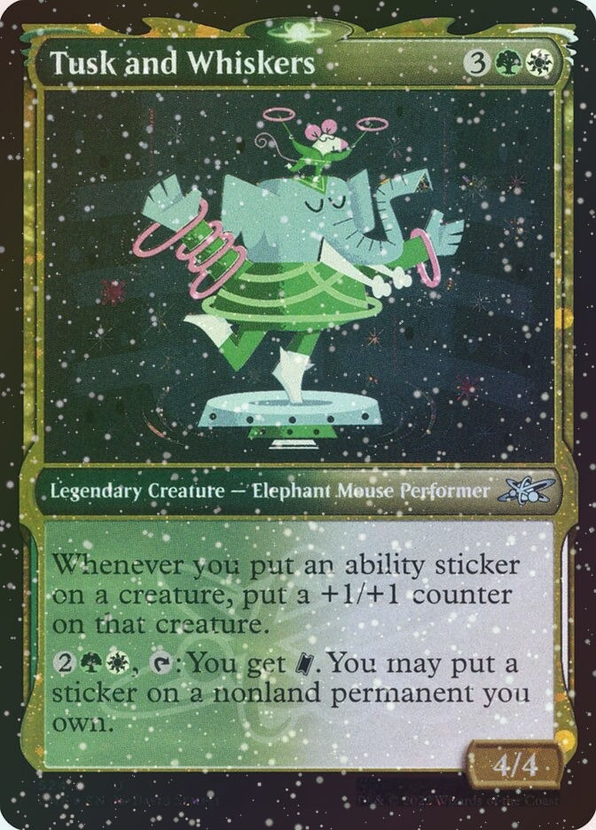 Tusk and Whiskers (UNF) (524) / Showcase / Galaxy Foil
