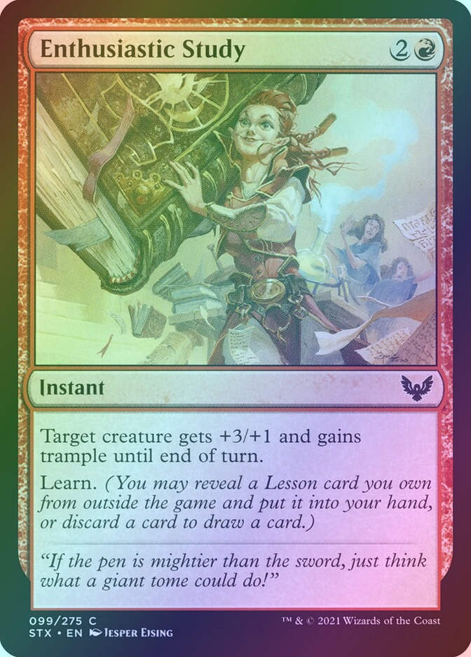 Enthusiastic Study (STX) (99) / Foil