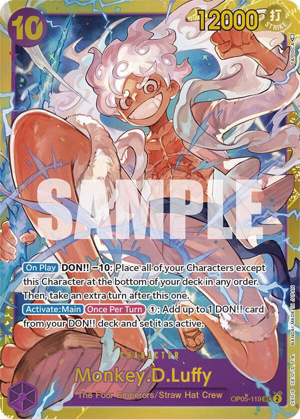 Monkey.D.Luffy (119) (OP05-119) / Foil