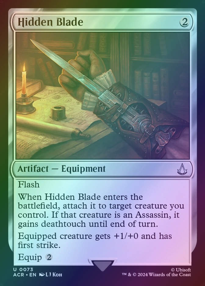 Hidden Blade (ACR) (73) / Foil