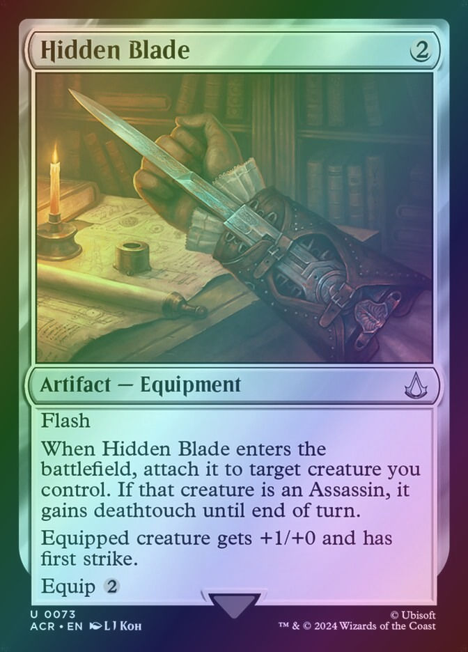 Hidden Blade (ACR) (73) / Foil