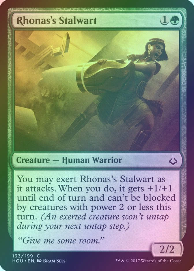 Rhonas's Stalwart (HOU) (133) / Foil