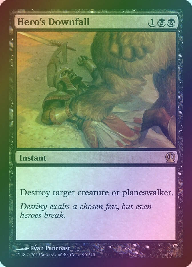 Hero's Downfall (THS) (90) / Foil