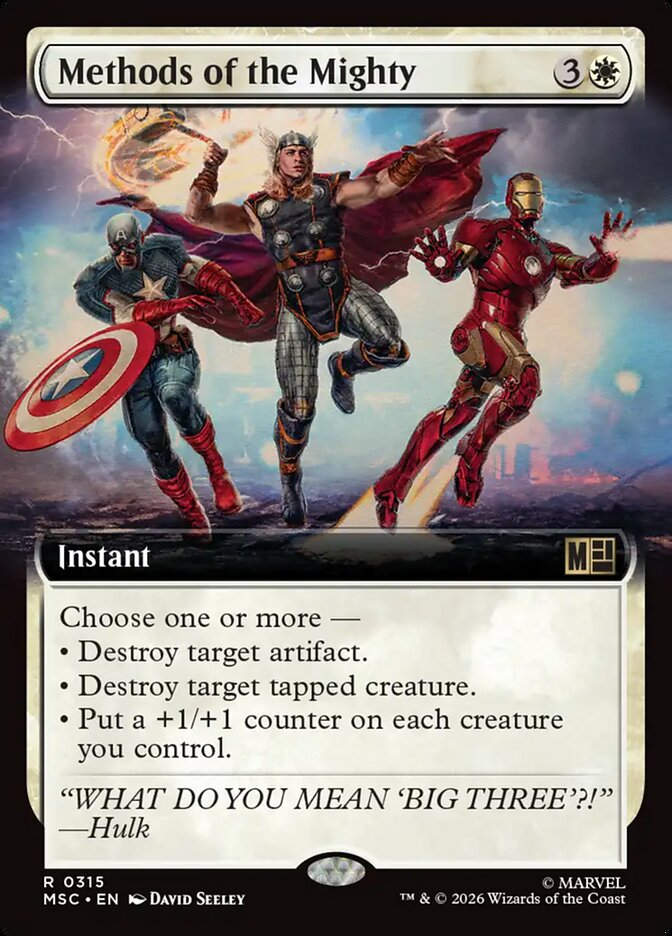 Methods of the Mighty (MSC) (315) / Extended Art