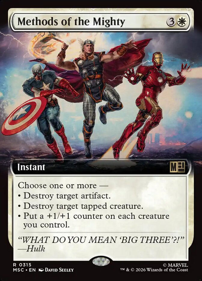 Methods of the Mighty (MSC) (315) / Extended Art
